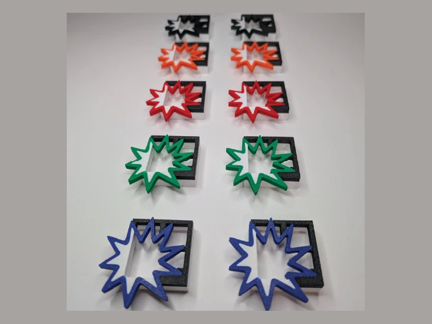4020 Lazer Eyes fan grill set