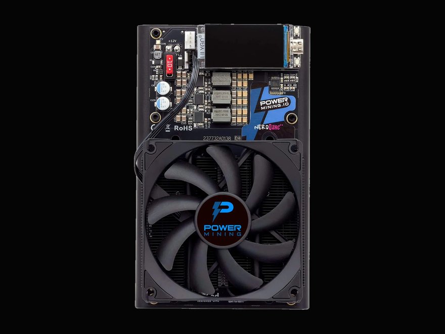NerdQaxe++ 6.1 by PowerMining home Bitcoin miner